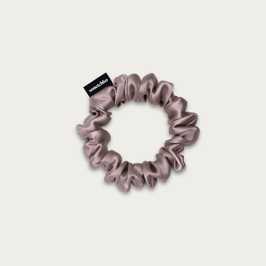 Chouchou 100% soie - Mauve