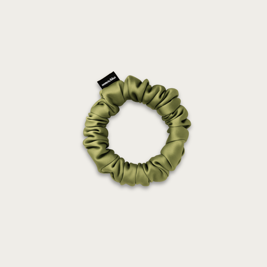 Chouchou 100% soie - Pistache