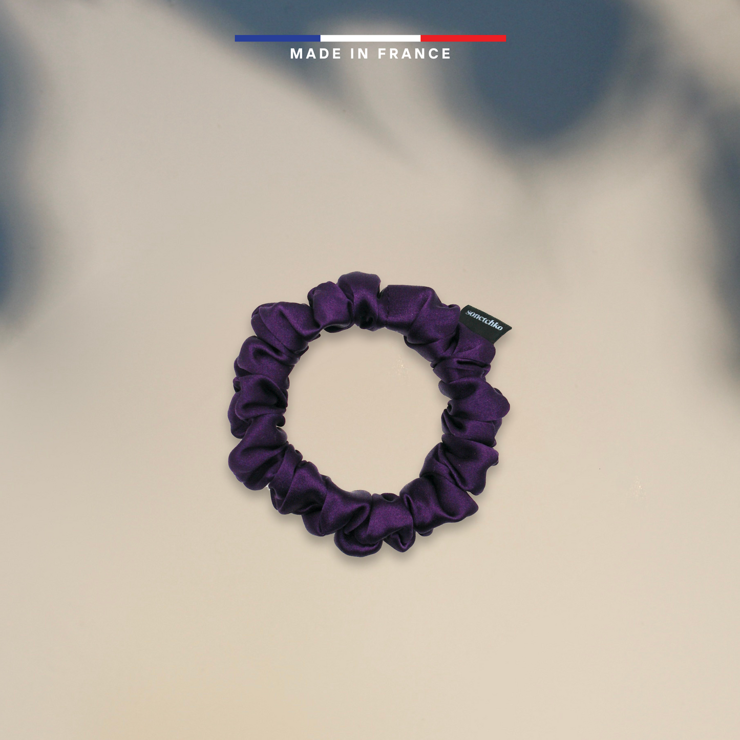 Chouchou 100% soie - Violette