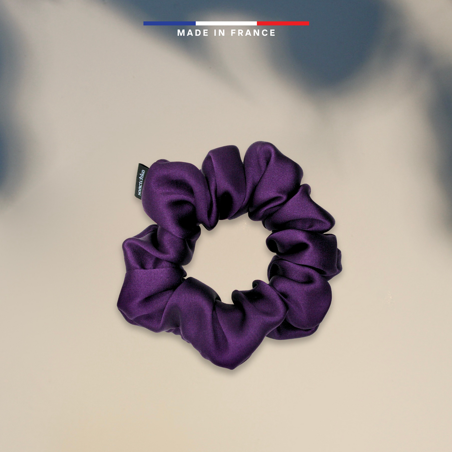 Chouchou 100% soie - Violette