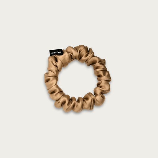 Chouchou 100% soie - Champagne