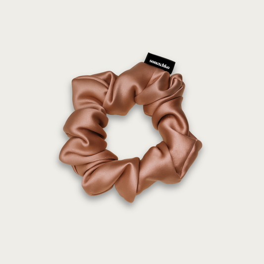Chouchou 100% soie - Rosé
