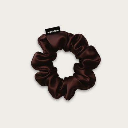 Chouchou 100% soie - Chocolat