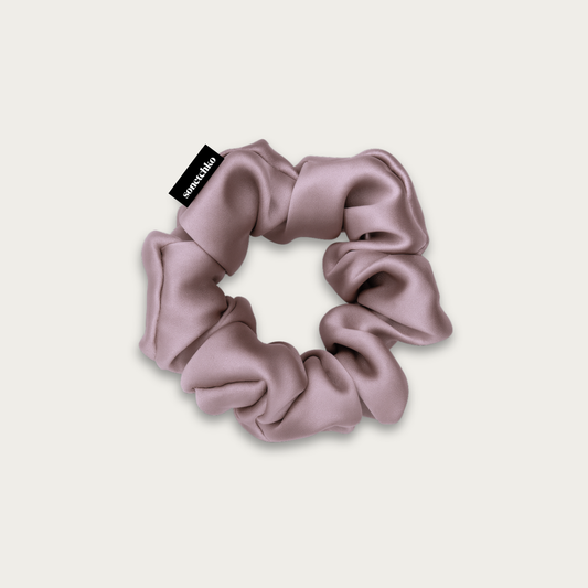 Chouchou 100% soie - Mauve