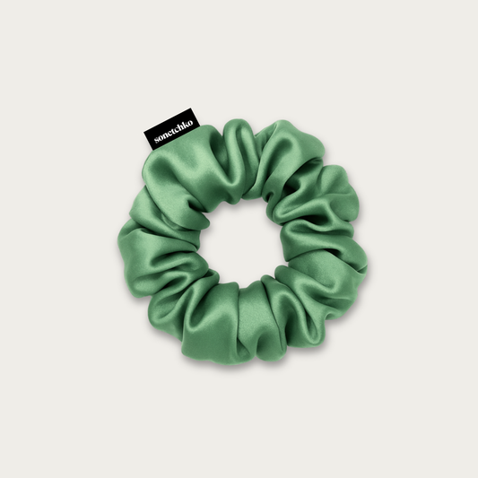 Chouchou 100% soie - Menthe