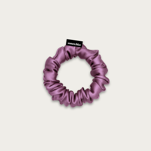 Chouchou 100% soie - Lilas
