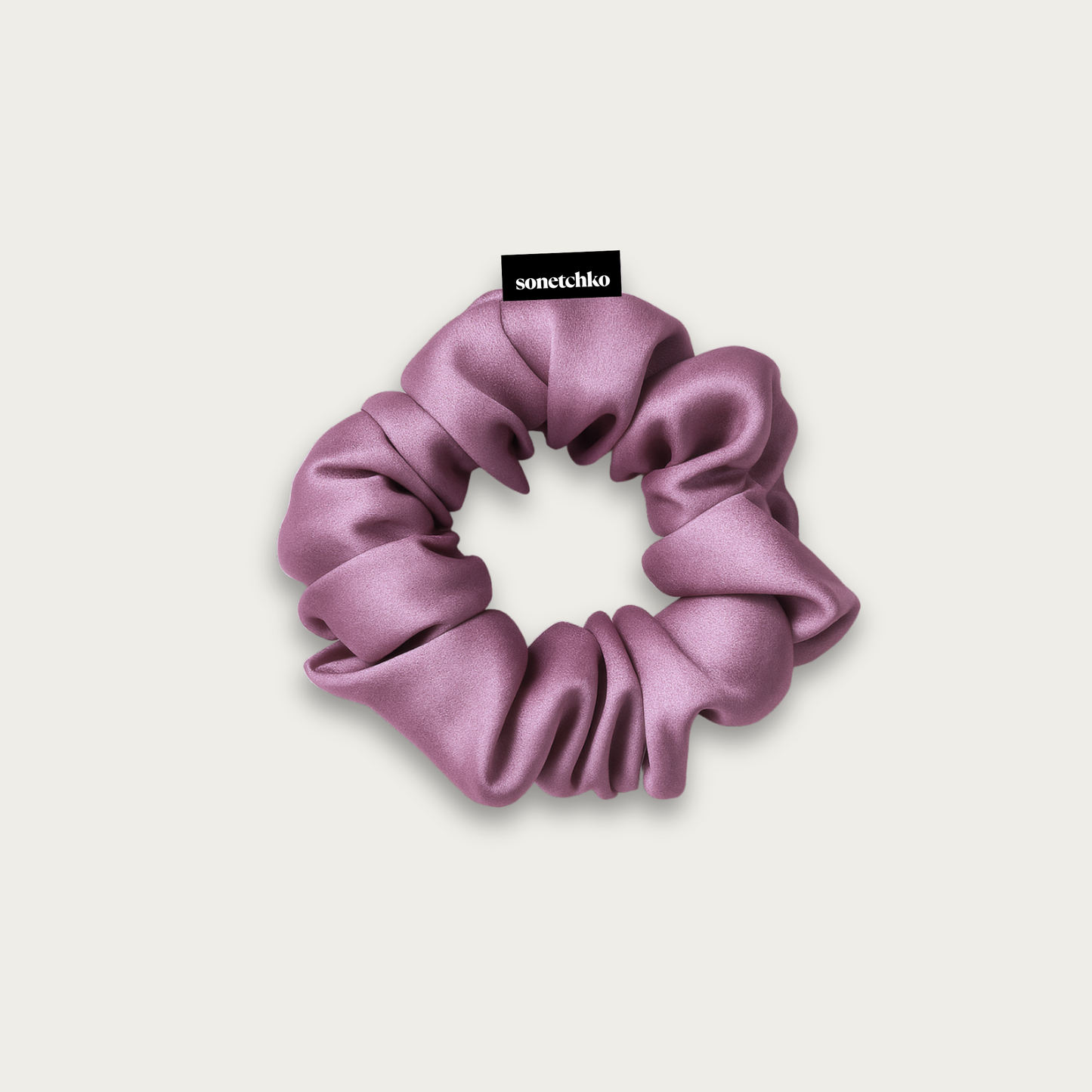 Chouchou 100% soie - Lilas