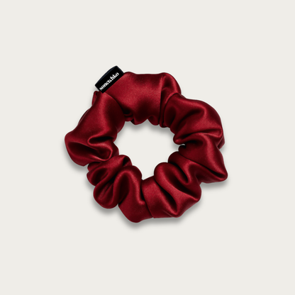Chouchou 100% soie - Rubis