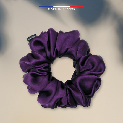 Chouchou 100% soie - Violette
