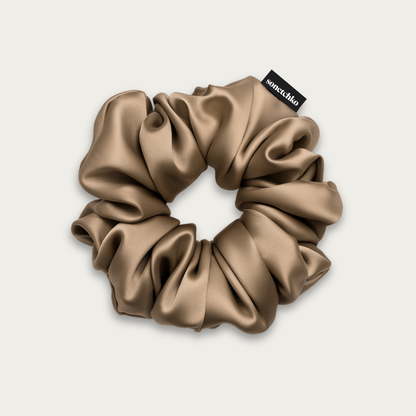 Chouchou 100% soie - Beige