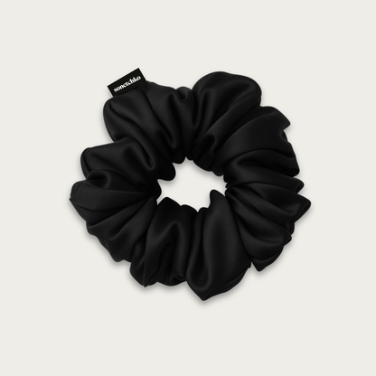 Chouchou 100% soie - Noir