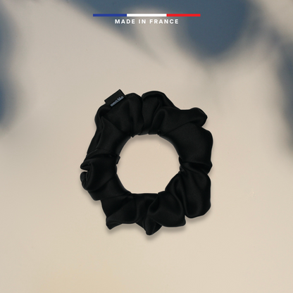 Chouchou 100% soie - Noir